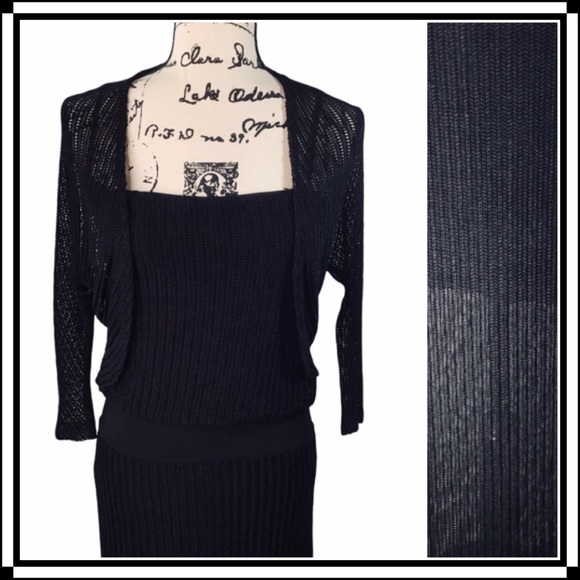 Julian Chang - Mesh Maxi Dress with Cardigan EUC - Picture 7 of 16